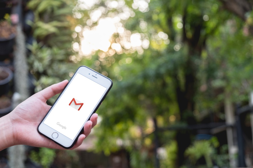 Gmail on a mobile phone
